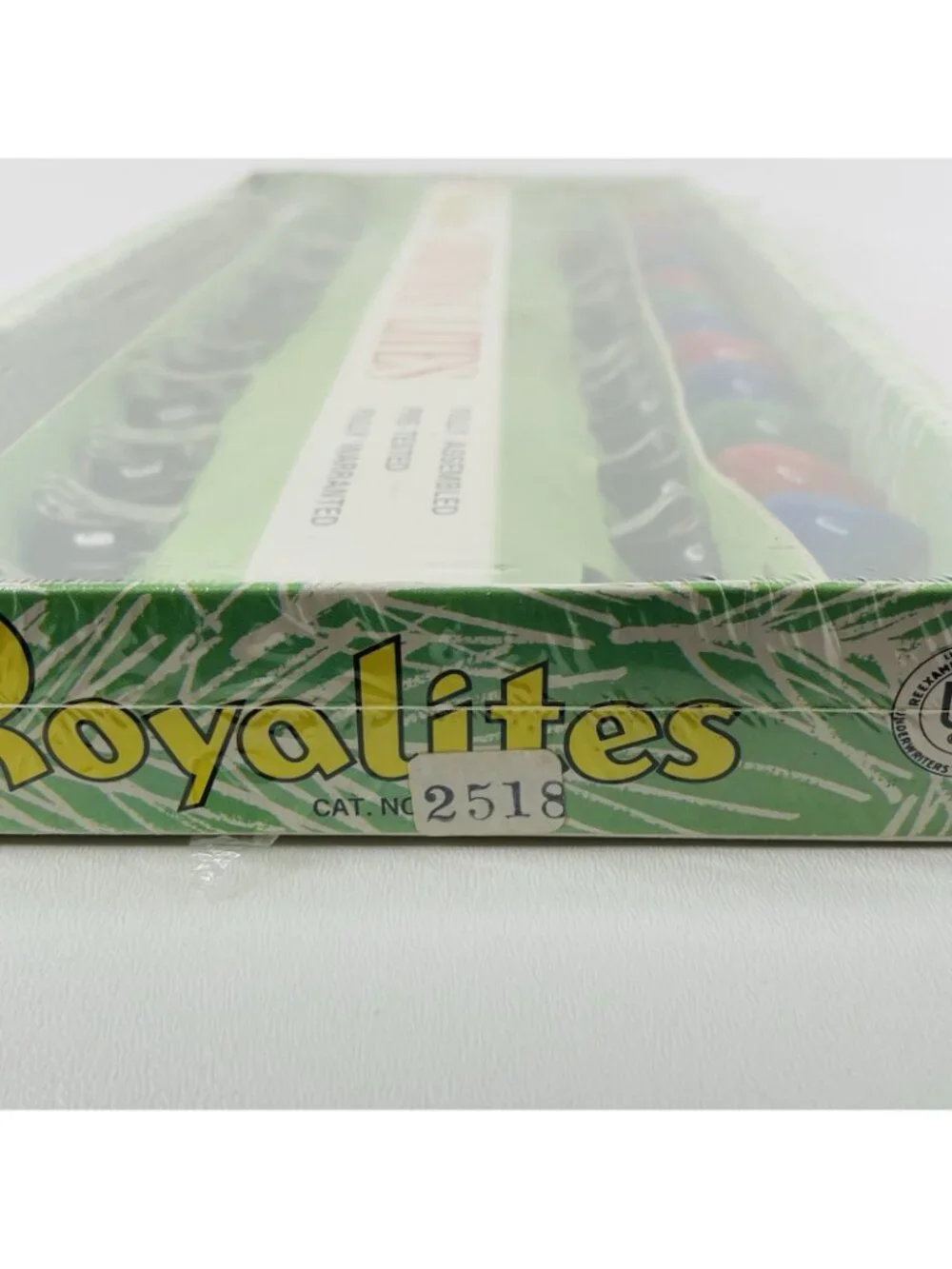 Royalites Christmas Lights 25 Light String for INDOOR Use, Sealed Box, Unused